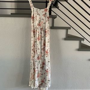 NWT Floral open back maxi dress